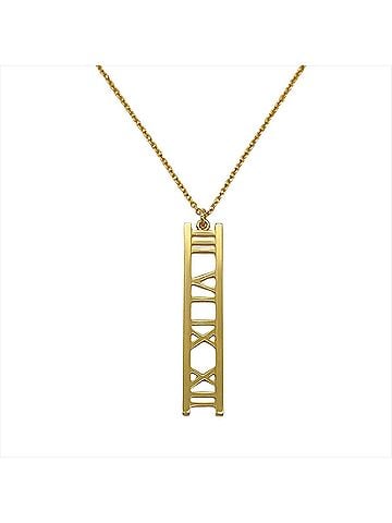 Tiffany & Co. Tiffany &amp; Co. Atlas Open Bar Necklace, 18K Yellow Gold, 3.8g, Women's. (view 1)