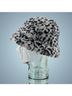 Eugenia Kim 100% Polyester Animal Print Gray Black Hat One size - photo 4