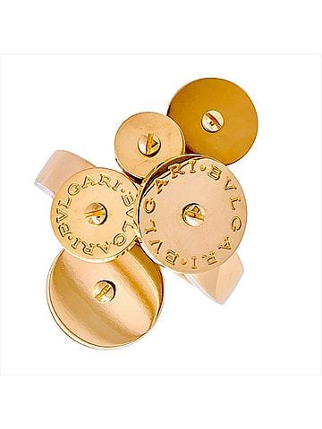 Bvlgari Bulgari BVLGARI Cycladi Ring, approximately 18K Yellow Gold, 11.0g, Women's Ring (view 1)