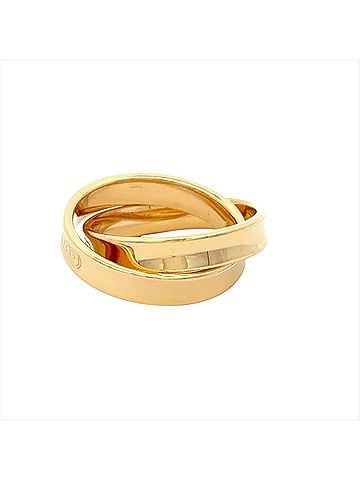 Tiffany & Co. Tiffany &amp; Co. Interlocking Circle 1837 Ring, Approx. 18K Yellow Gold, 6.8g, Women's Ring (view 2)
