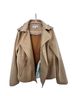 Philosophy Brown Tan Faux Leather Jacket Size L - photo 1