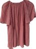 Style&Co Pink Short Sleeve Blouse Size M - photo 2