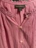 Style&Co Pink Short Sleeve Blouse Size M - photo 3