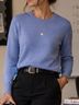 J.Crew 100% Cotton Blue Pullover Sweater Size S - photo 5