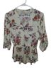 Tempted Floral Multi Color 3/4 Sleeve Blouse Size M - photo 1