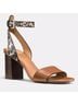 Coach 100% Leather Snake Print Brown Sandals Size 9 1/2 - photo 4