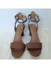 Coach 100% Leather Snake Print Brown Sandals Size 9 1/2 - photo 15
