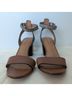 Coach 100% Leather Snake Print Brown Sandals Size 9 1/2 - photo 6