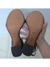 Coach 100% Leather Snake Print Brown Sandals Size 9 1/2 - photo 10