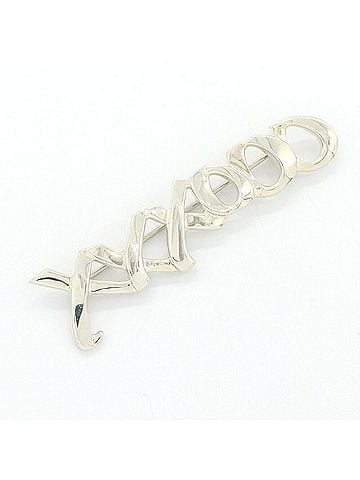 Tiffany & Co. Tiffany &amp; Co. Paloma Picasso Kiss Brooch, Sterling Silver 925, Cross, Women's. (view 1)