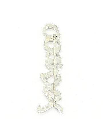 Tiffany & Co. Tiffany &amp; Co. Paloma Picasso Kiss Brooch, Sterling Silver 925, Cross, Women's. (view 2)