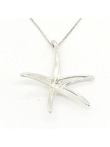Tiffany & Co. Tiffany &amp; Co. Elsa Peretti Starfish Necklace, Sterling Silver 925, Pendant Choker, Women's. (view 2)