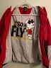 Peanuts Red Black Gray Jacket Size L - photo 5