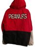 Peanuts Red Black Gray Jacket Size L - photo 2
