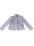 Liz Claiborne 98% Cotton 2% Spandex 100% Polyester Gray Blazer Size L - photo 1