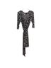AB Studio Print Black White Casual Dress Size L - photo 2