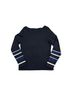 White House Black Market Stripes Black Multi Color Pullover Sweater Size M - photo 2