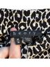 Theory 100% Silk Animal Print Black White Casual Pants Size M - photo 3