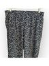 Theory 100% Silk Animal Print Black White Casual Pants Size M - photo 4
