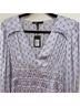 Maje 100% Polyester Bow Print Purple White Casual Dress Size S - photo 8