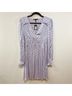Maje 100% Polyester Bow Print Purple White Casual Dress Size S - photo 4
