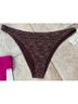 No Boundaries Black Blue Pink Brown Swimsuit Bottoms Size 20 - photo 4