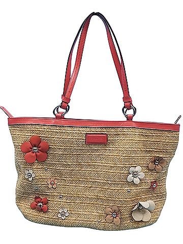 Coach Straw Floral F29861 Tote (view 1)