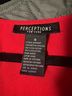 Perceptions 100% Polyester Red Sleeveless Blouse Size 8 - photo 3