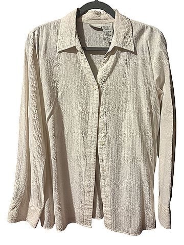 White Stag Long Sleeve Button-Down Shirt (view 1)