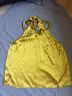 Kenar 100% Silk Solid Gold Sleeveless Blouse Size XL - photo 5