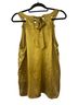 Kenar 100% Silk Solid Gold Sleeveless Blouse Size XL - photo 2