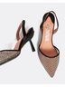 Vice Versa Black Multi Color Heels Size 11 - photo 3