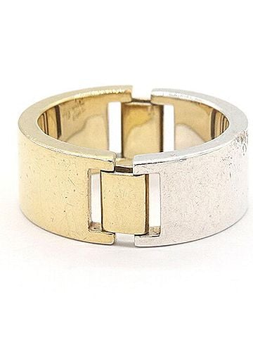 Bottega Veneta Bottega Veneta Two-Tone Sterling Silver 925 Ring, Combination Ring for Men. (view 2)