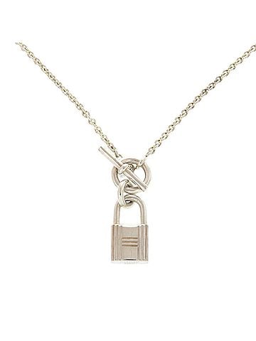 Hermès Hermes Amulette Cadena Necklace, Sterling Silver 925, 0669HERMES (view 1)