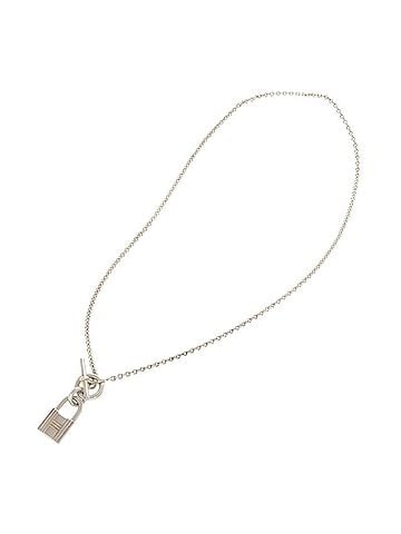 Hermès Hermes Amulette Cadena Necklace, Sterling Silver 925, 0669HERMES (view 2)