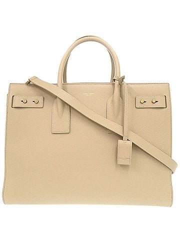 Yves Saint Laurent Yves Saint Laurent Saint Laurent Paris Sac de Jour Medium Leather Beige 2-Way Handbag Shoulder Bag Tote 0153 SAINT LAURENT PARIS (view 1)