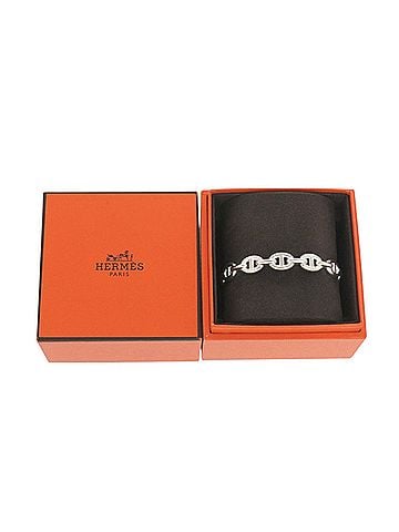 Hermès Hermes Chaine d'Ancre Enchainée Bangle ST Sterling Silver 925 1342HERMES (view 2)