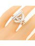Hermès 100% Sterling Silver Silver Toned Hermes Hermès Croisette Ring One size - photo 5