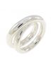 Hermès 100% Sterling Silver Silver Toned Hermes Vertige Ring One size - photo 1