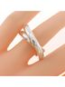 Hermès 100% Sterling Silver Silver Toned Hermes Vertige Ring One size - photo 5