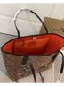 Coach Brown Black Orange Leather Tote One size - photo 5