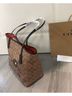 Coach Brown Black Orange Leather Tote One size - photo 6
