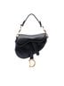 Dior 100% Leather Black Micro Goatskin Saddle One size - photo 1