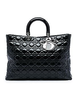Dior Extra Large Patent Cannage Lady Dior (view 1)