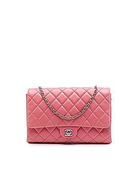 Chanel CC Quilted Lambskin Flap Clutch on Chain (view 1)