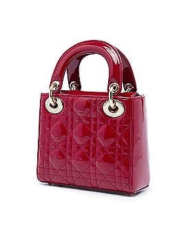 Dior Mini Patent Cannage Lady Dior (view 2)
