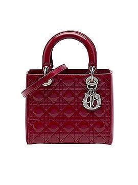 Dior Medium Patent Cannage Lady Dior (view 1)