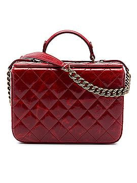 Chanel CC Quilted Glazed Calfskin Rita Vanity Case (view 1)