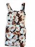 Express Floral Black Brown Ivory Cocktail Dress Size M - photo 3