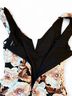 Express Floral Black Brown Ivory Cocktail Dress Size M - photo 8